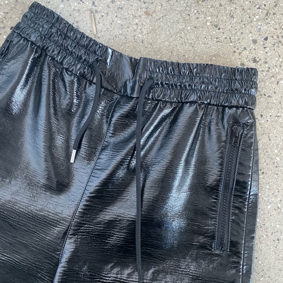 MSGM vinyl black sweat pants joggers - Picture 8 of 9